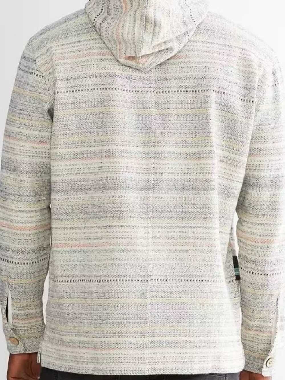 EUC Vissla Baja Hoodie Boys Large Beach Surf Pullover Stripe Sweatshirt - Picture 9 of 9